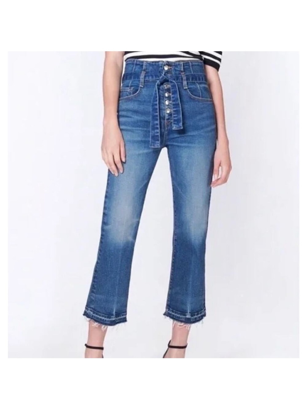Veronica Beard Marlene Corset Jeans